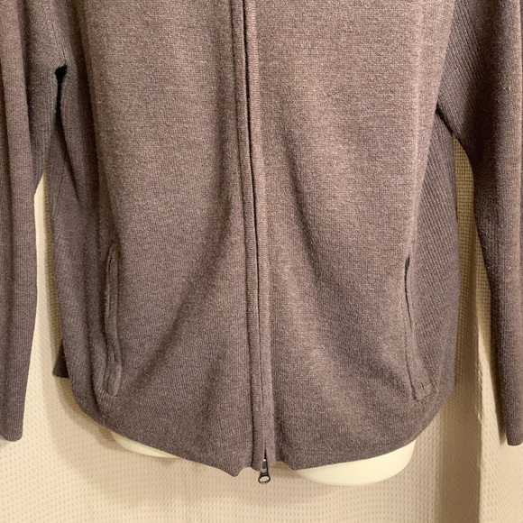 Eddie Bauer Men's Zip Up Sweater - Brown - Picture 4 of 13